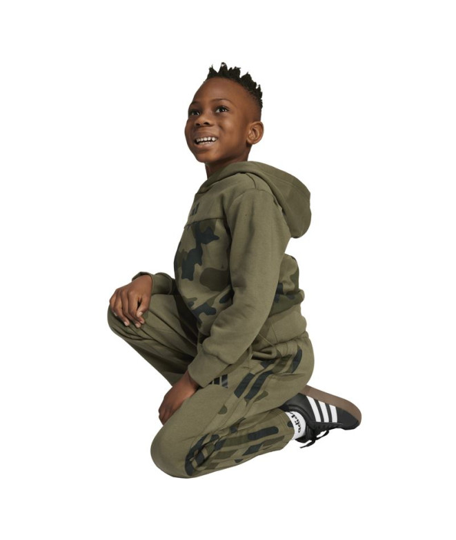 Conjunto adidas Lk Camo Fl Set Infantil Verde...