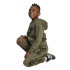 Conjunto adidas Lk Camo Fl Set Infantil Verde Oscuro