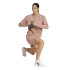 Moletom de Fitness adidas D4T Fz Hoodie Mulher Rosa