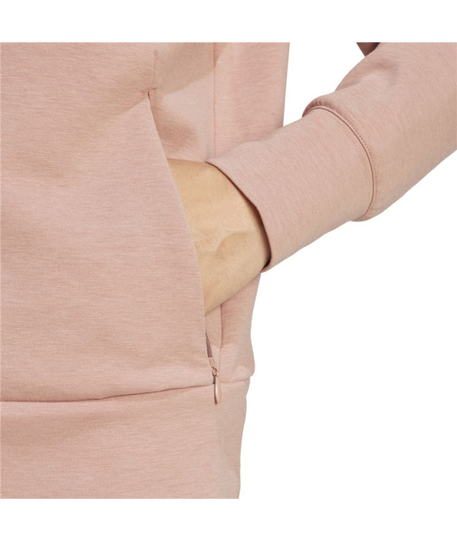 Moletom de Fitness adidas D4T Fz Hoodie Mulher...