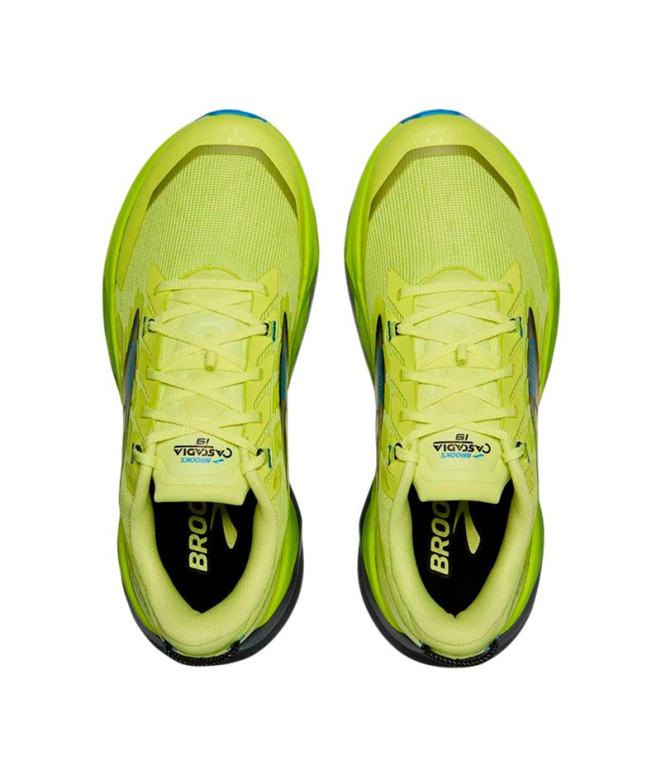 Chaussures de Trail Brooks Cascadia 19 Homme Jaune