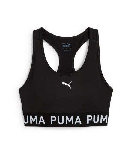 Sutiã esportivo de Fitness Puma 4Keeps Elastic Preto, Mulher