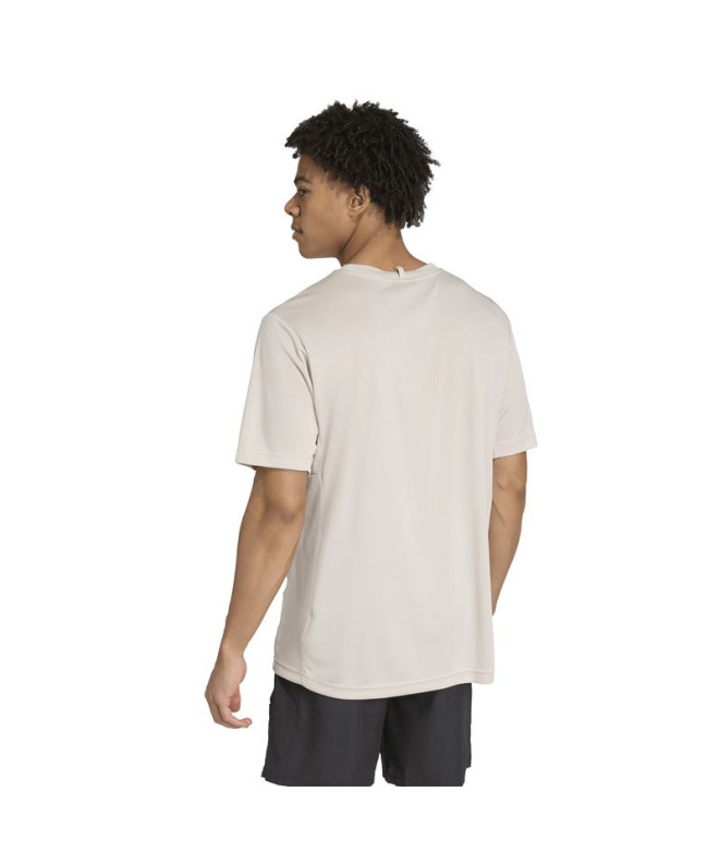 Camiseta de Fitness adidas Tr Ess Hp Hombre Beige