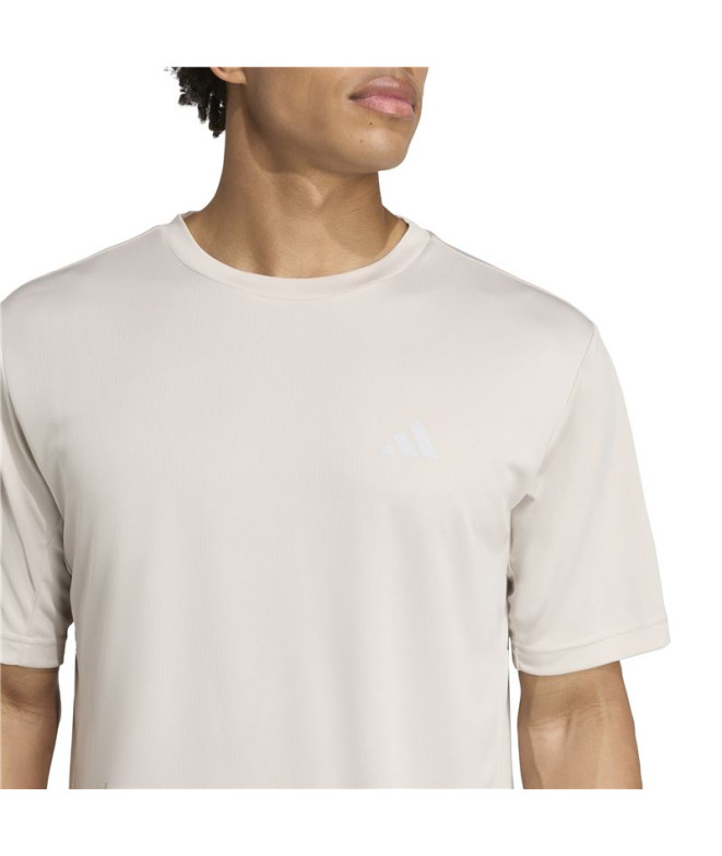 Camiseta de Fitness adidas Tr Ess Hp Homem Bege