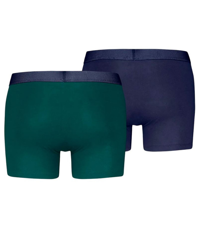 Slip Puma Hommes Boxers à Taille en Maille 2P...