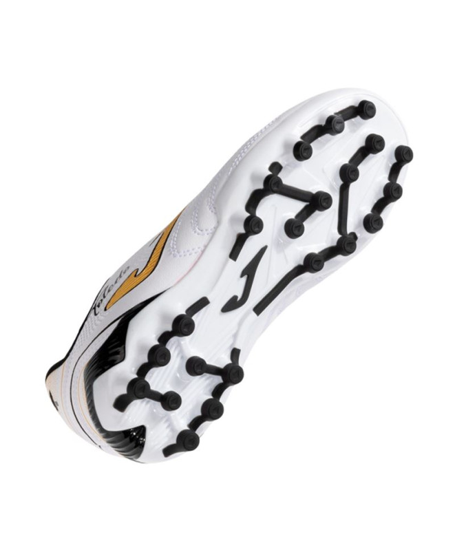 Bottes de football Joma Toledo 2502 Blanc Herbe...