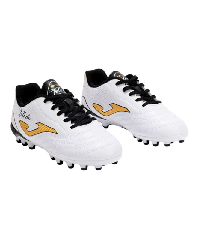 Bottes de football Joma Toledo 2502 Blanc Herbe...