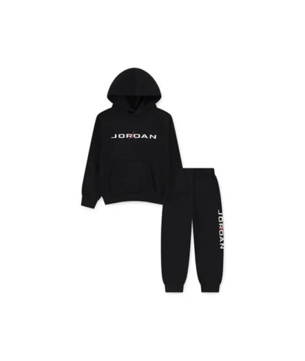 Ensemble Jordan Mj Stretch Hbr Flc Set Enfant Noir