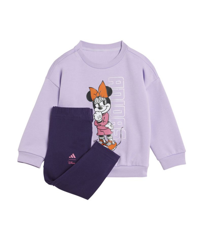 Conjunto adidas I Dy Mi Jog Infantil Lila