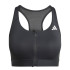 Sutiã esportivo de Fitness adidas Pwrct Ms Zip Mulher Preto