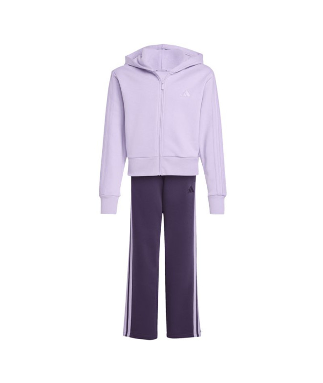 Chándal adidas Jg 3Bandas Fl Ts 240 Niña Morado