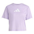 Camiseta de Fitness adidas We Bl Tee Mujer Lila