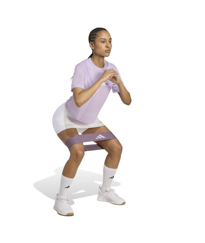 Camiseta de Fitness adidas We Bl Tee Mujer Lila