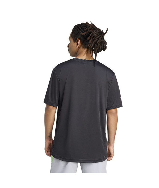Camiseta de Fitness adidas Tr Ess Hp Homem Preto
