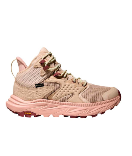 Botas de Trail Hoka Bota Anacapa 2 Mid Gtx Mujer Beige/Rosa