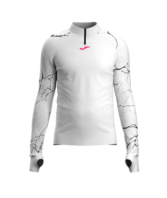 Camiseta Running Joma Deva R-Night Branco Preto...