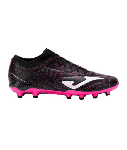 Botas de futebol Joma Evolution 2501 Negro Fucsia Grama...