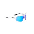 Lunettes de soleil de cyclisme Spiuk Dabbel Lentille Miroir Bleu Transparent