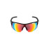 Lunettes de soleil de cyclisme Spiuk Jifter 3 Lentille Noire Miroir Rouge