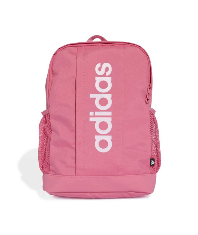 Mochila adidas Kids Lin Bpk Infantil Rosa / Blanco
