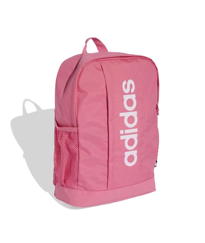 Mochila adidas Kids Lin Bpk Infantil Rosa / Branco