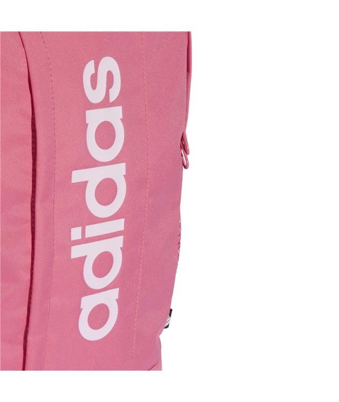 Mochila adidas Kids Lin Bpk Infantil Rosa / Branco