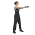 Camiseta de Fitness adidas Heritage Ls Tk Mujer Negro