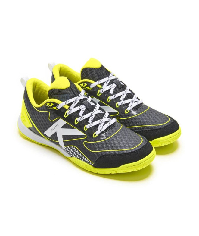 Sapatilhas De Futsal Kelme Stiletto Preto e Lima