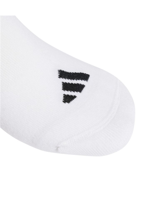 Meias adidas Logo Pack 3Pp Infantil Branco/Preto