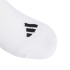 Meias adidas Logo Pack 3Pp Infantil Branco/Preto