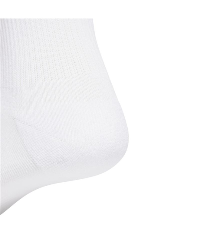 Meias adidas Logo Pack 3Pp Infantil Branco/Preto