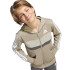 Survêtement adidas 3Bandas Tib Fleece Ts Enfant Marrón/Gris