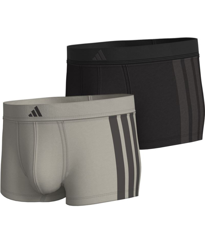 Cuecas adidas Low Rise 3 Stripes 2P Active Flex...