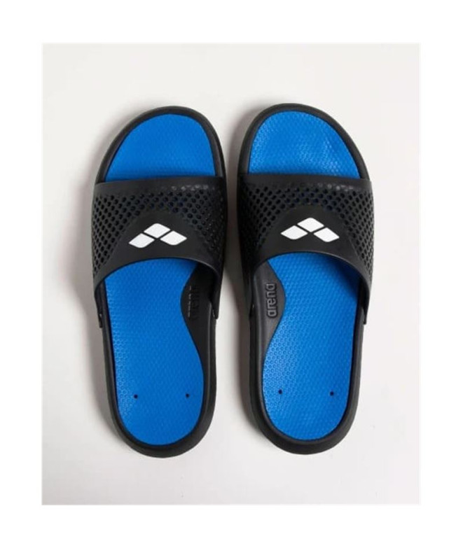 Chanclas Arena Bruno Negro Turquesa