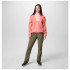 Forro polar Montaña Columbia Sequoia Grove™ Full Zip Fleece Mujer Salmón