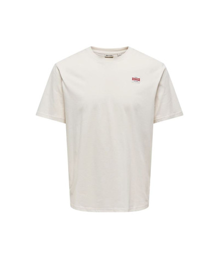 Camiseta Only & Sons Onsdawson Reg Ss Tee Vd Homem Silver...