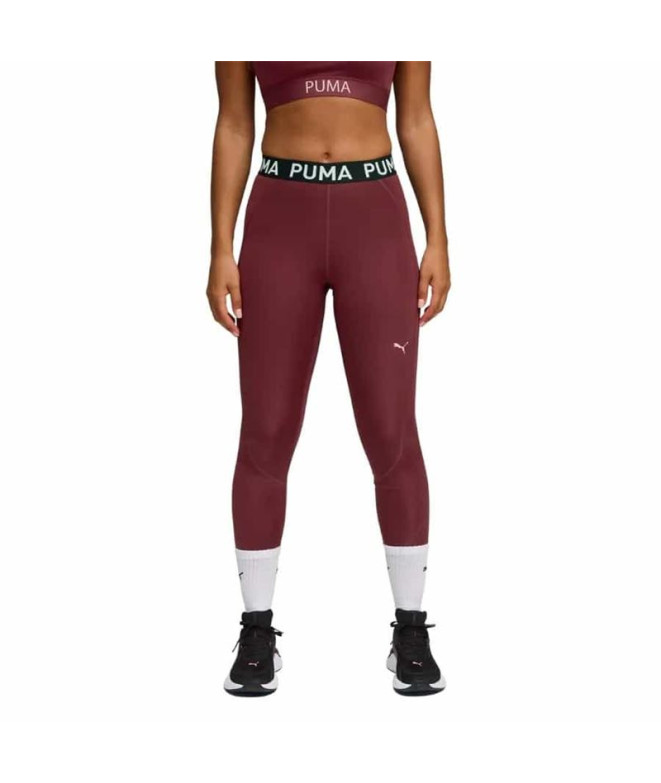 Mallas de Fitness Puma W Strong Tigh Mujer Granate