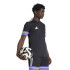 Camiseta de Futebol adidas Squa25 Jsy Homem Preto / Rafmor / Seliso