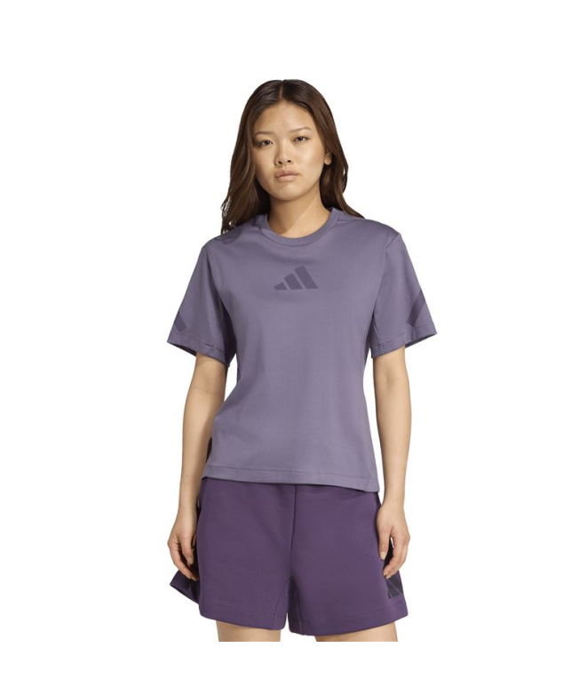 Camiseta adidas Z.N.E. Tee Mujer Violeta