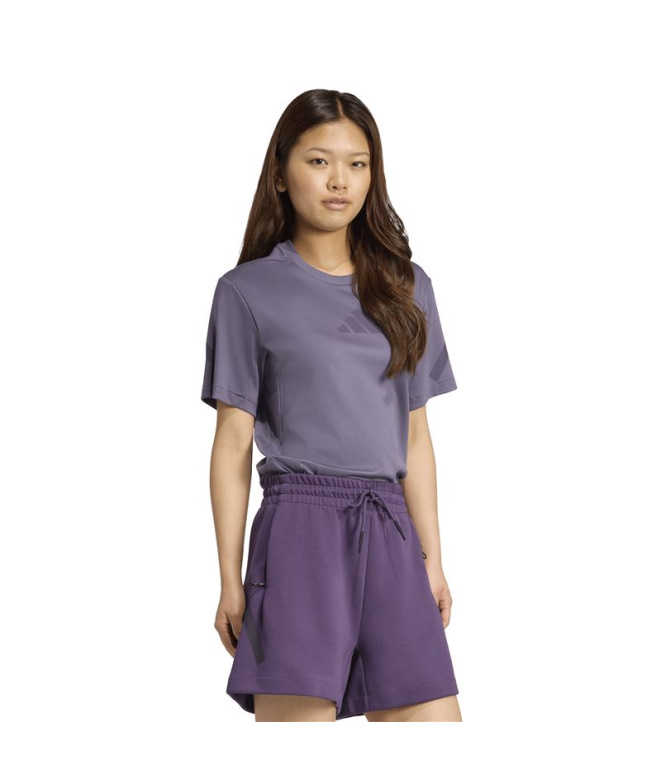 Camiseta adidas Z.N.E. Tee Mujer Violeta