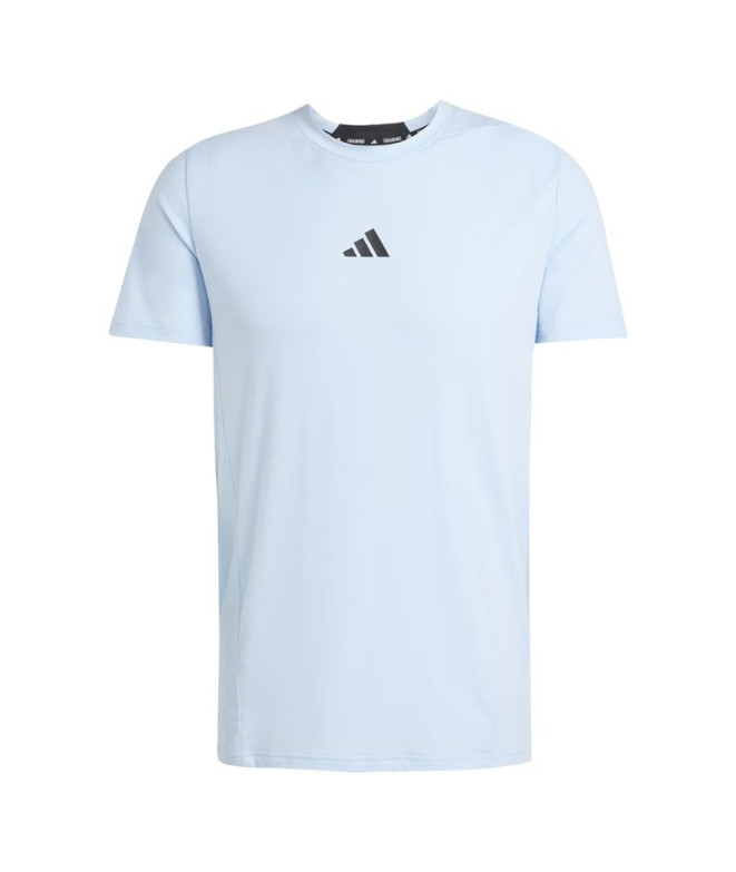 T-shirt de Fitness adidas D4T Tee Homme Bleu