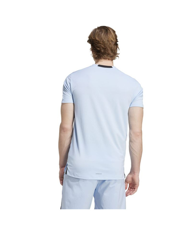Camiseta de Fitness adidas D4T Tee Hombre Azul