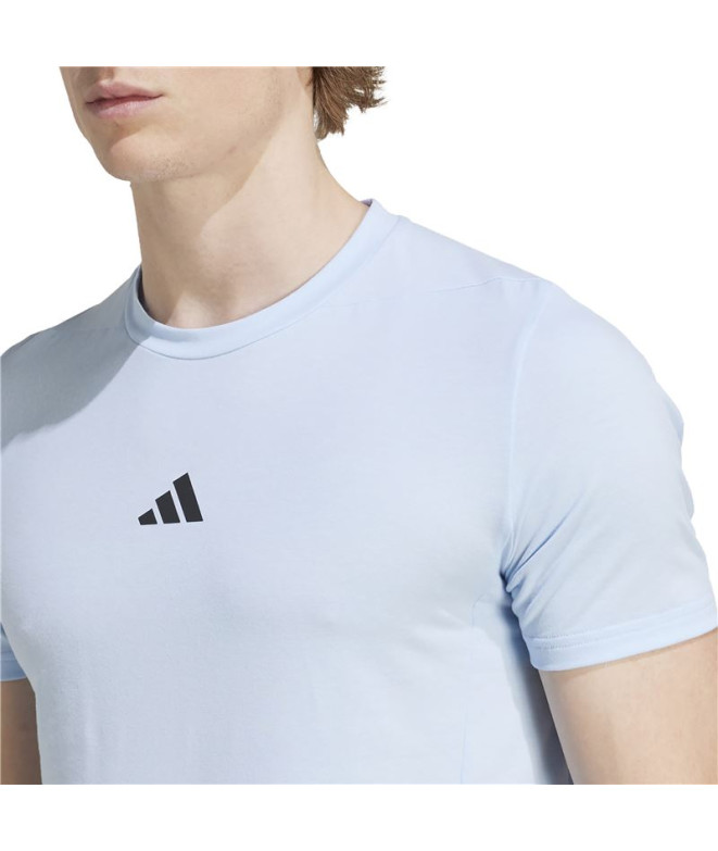 T-shirt de Fitness adidas D4T Tee Homme Bleu