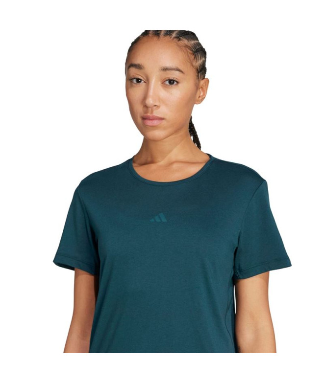Camiseta de Fitness adidas Motion Es Mulher Branco