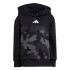Conjunto adidas Lk Camo Fl Set Infantil Negro/Blanco