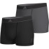 Cuecas adidas 2P Active Micro Flex Eco Homem Caqui/Preto/Cinza