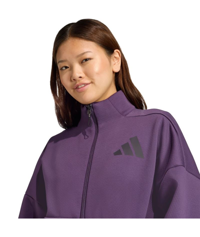 Moletom adidas Z.N.E. Tt Mulher Preto