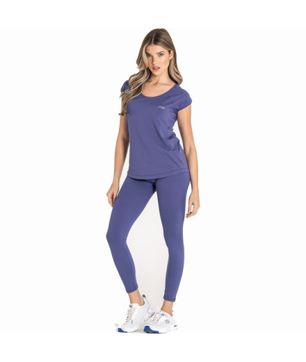 Malhas de Fitness Ditchil Genuine Mulher Azul Malhas de Fitness Ditchil Genuine Mulher Azul