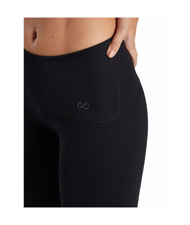 Malhas de Fitness Ditchil Lotus Mulher Preto