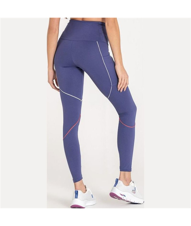 Collants de Fitness Ditchil Pix Femme Bleu